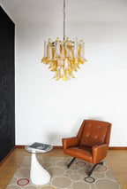 Vintage Caramels Glass Murano Petals Chandelier product image