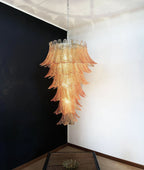 Murano Amber Felch Spiral Chandelier product image