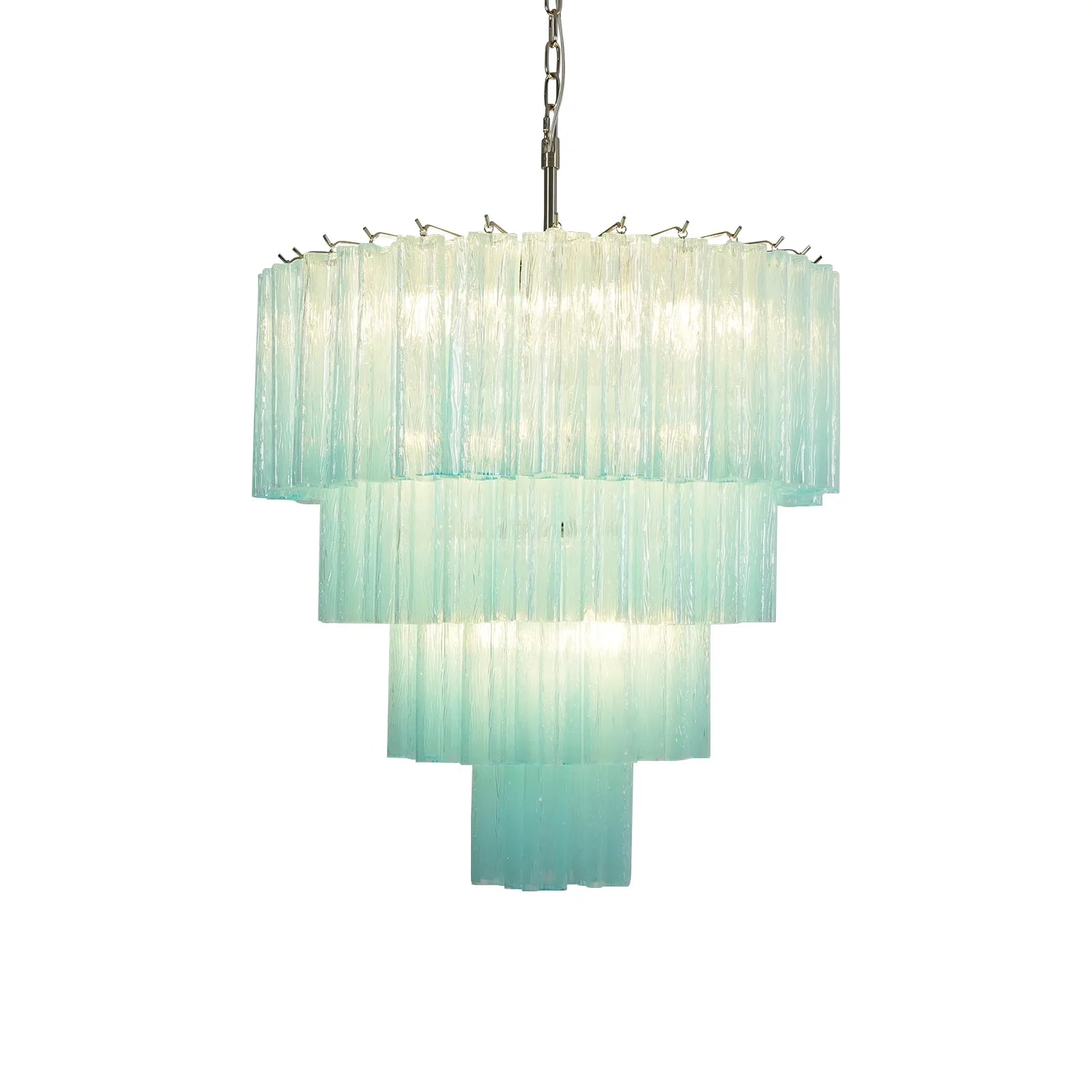 Murano Blue Glass Tubes Chandelier product image