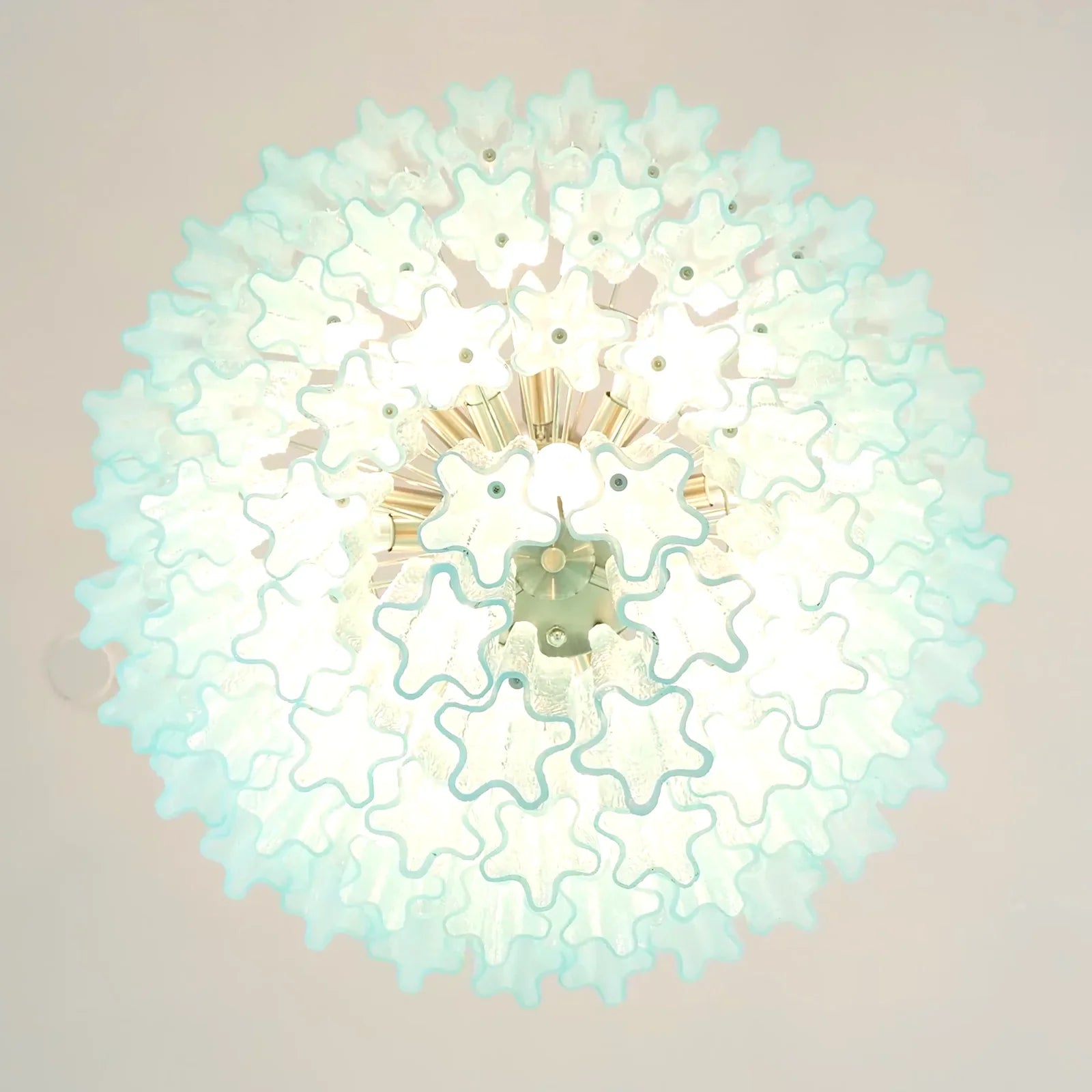 Murano Blue Glass Tubes Chandelier product image