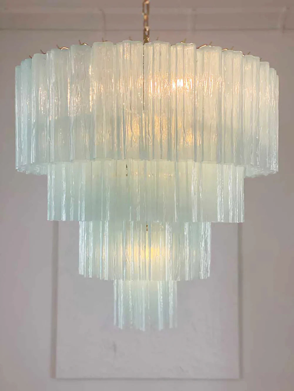 Murano Blue Glass Tubes Chandelier product image
