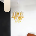 Vintage Caramels Glass Murano Petals Chandelier product image