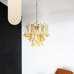 Vintage Caramels Glass Murano Petals Chandelier product image