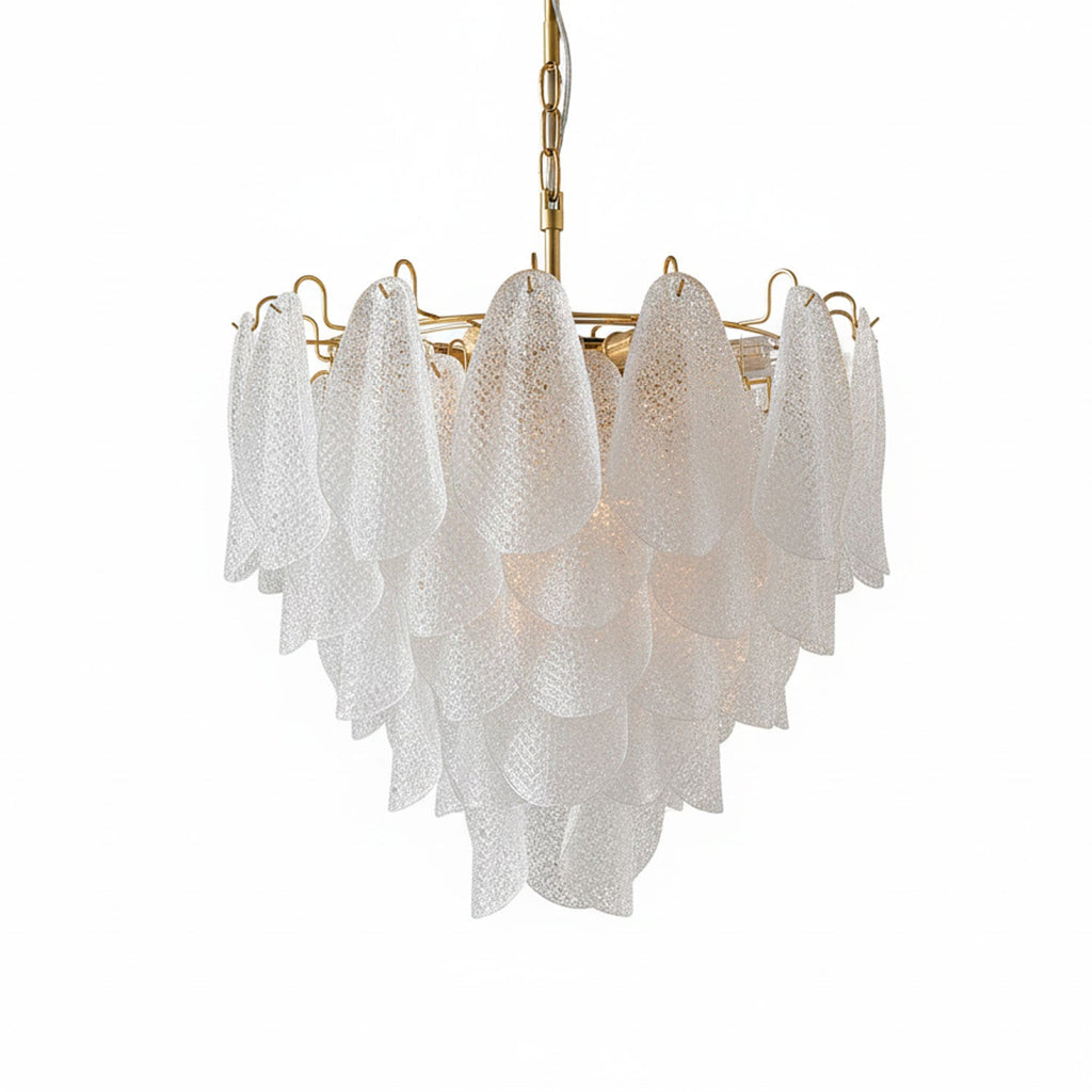 Glass Teardrop Chandelier Murano lighting by Bling Lighting Studio