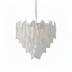 Glass Teardrop Chandelier Murano lighting by Bling Lighting Studio