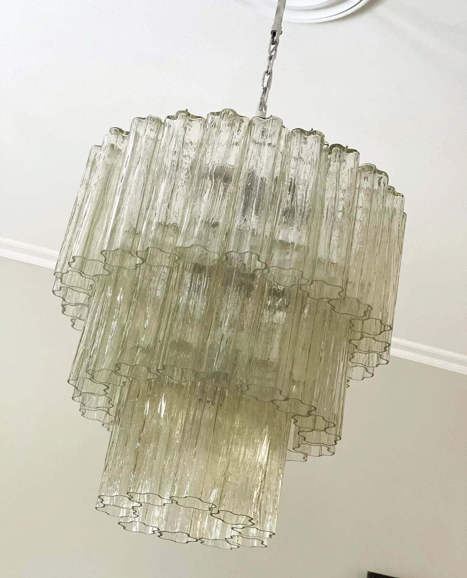 Murano Honey Glass Tube Chandelier product image