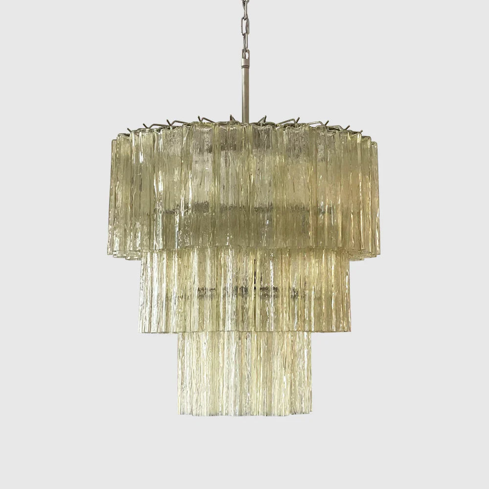 Murano Honey Glass Tube Chandelier product image