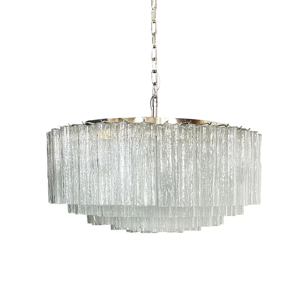 Murano Large Transparent Glass Tube Chandelier product image