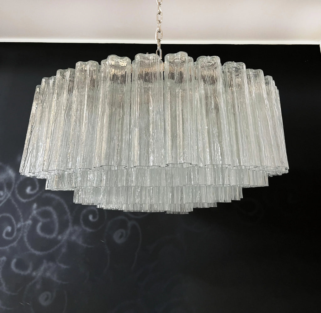 Murano Large Transparent Glass Tube Chandelier product image