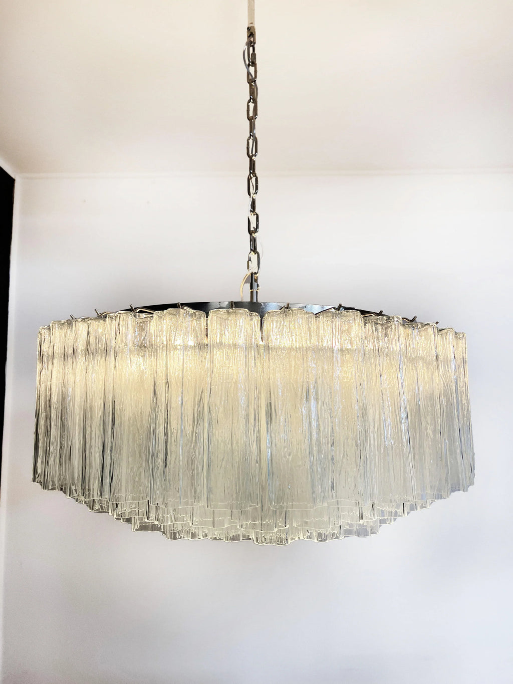 Murano Large Transparent Glass Tube Chandelier product image