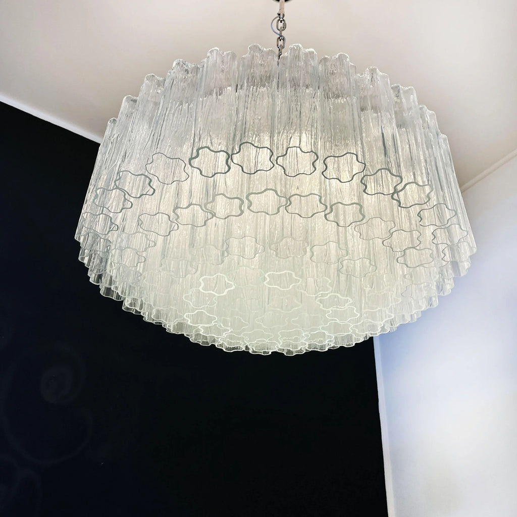Murano Large Transparent Glass Tube Chandelier product image