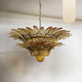 Murano Palmette Amber Chandelier product image