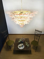 Murano Palmette Pink Chandelier product image