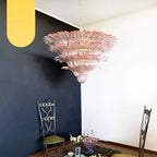 Murano Palmette Pink Chandelier product image