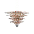 Murano Palmette Pink Trasparent Chandelier product image