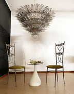 Palmette Murano Smoked Glass Chandelier product image