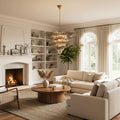 Palmette Murano Smoked Glass Chandelier product image