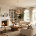 Palmette Murano Smoked Glass Chandelier product image