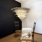 Palmette Murano Smoked Glass Chandelier product image