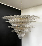 Murano Palmette Transparent Chandelier product image