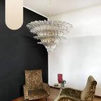 Murano Palmette Transparent Chandelier product image