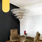 Murano Palmette Transparent Chandelier product image