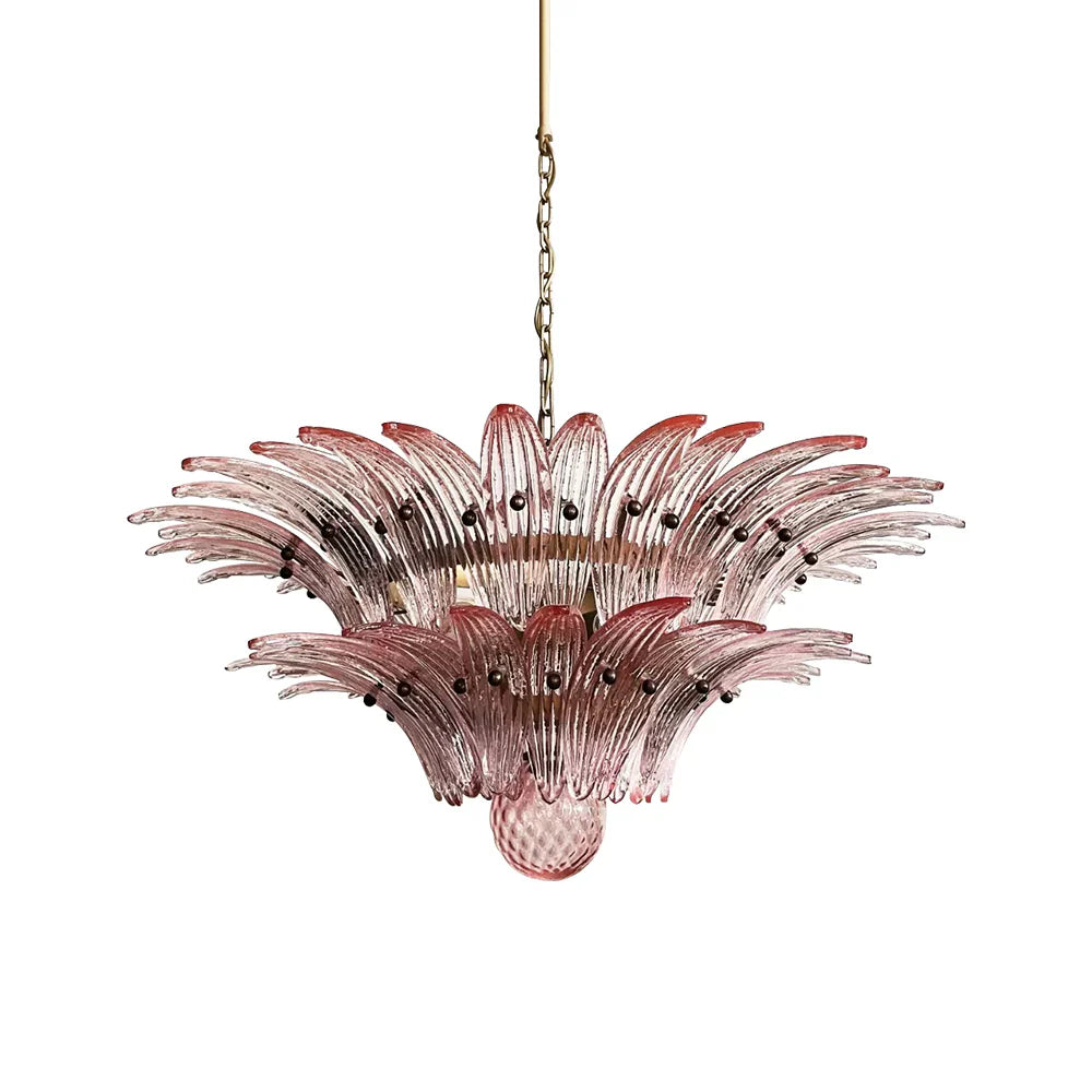 Murano Palmette Pink Chandelier product image