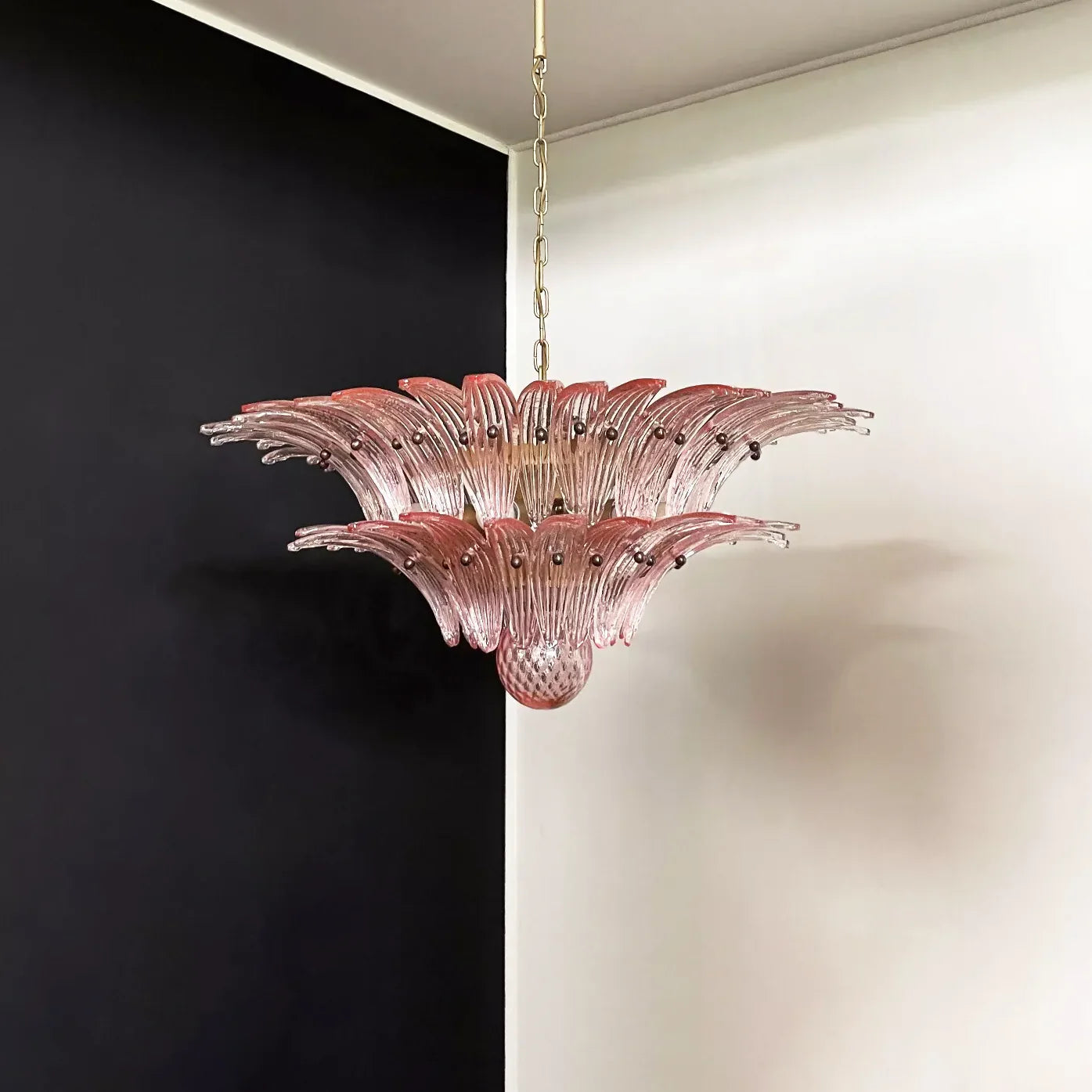 Murano Palmette Pink Chandelier product image