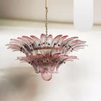 Murano Palmette Pink Chandelier product image