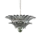 Murano Palmette Smoked Chandelier by Bling Lighting Studio
