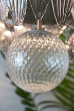 Murano Palmette Smoked Chandelier product image