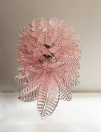 Murano Pink Felch Spiral Chandelier product image