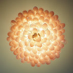 Murano Pink Glass Petal Chandelier product image