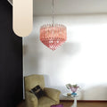Murano Quadriedri Prisms Pink Chandelier product image