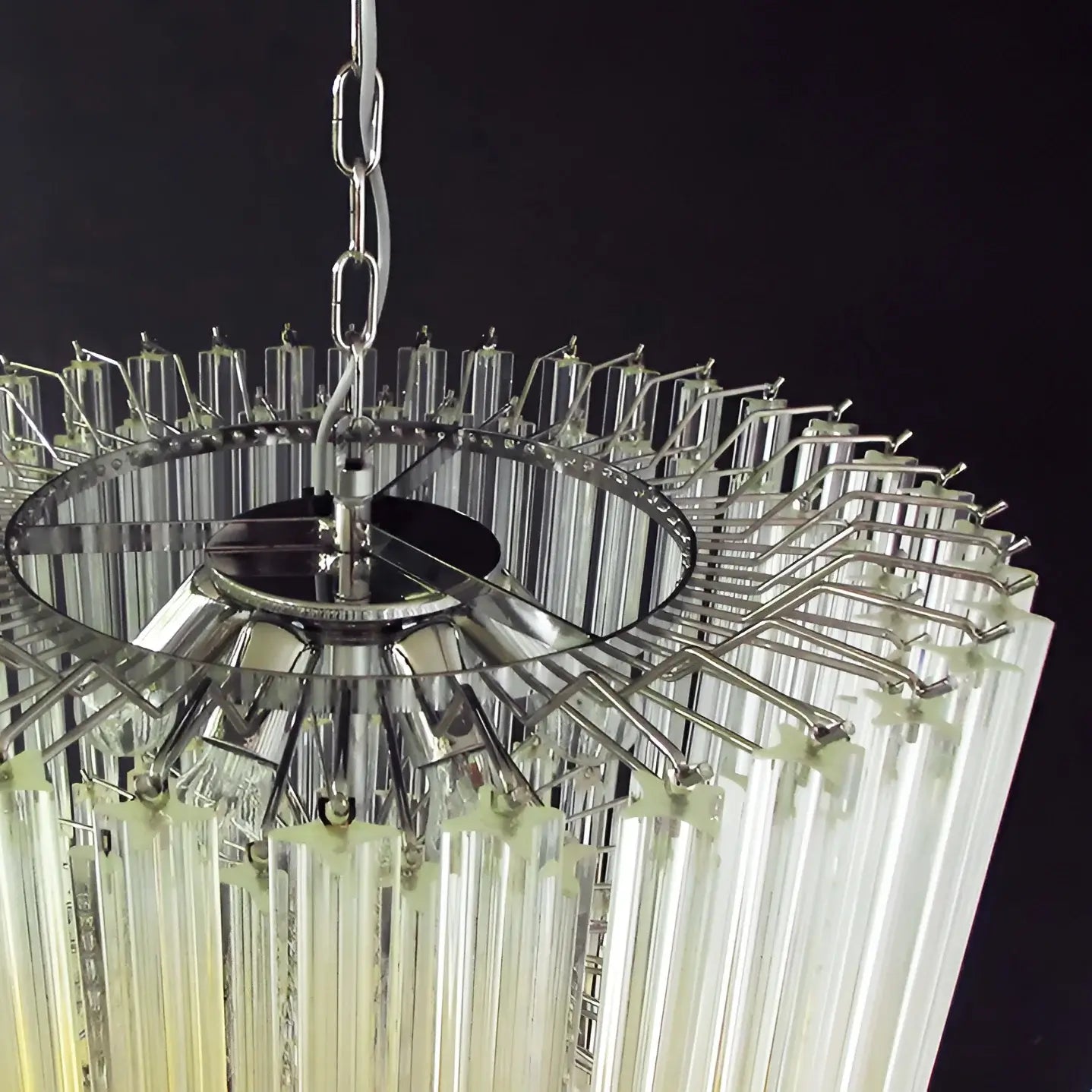 Murano Quadriedri Prisms Transparent Chandelier product image