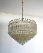 Murano Quadriedri Prisms Transparent Chandelier product image