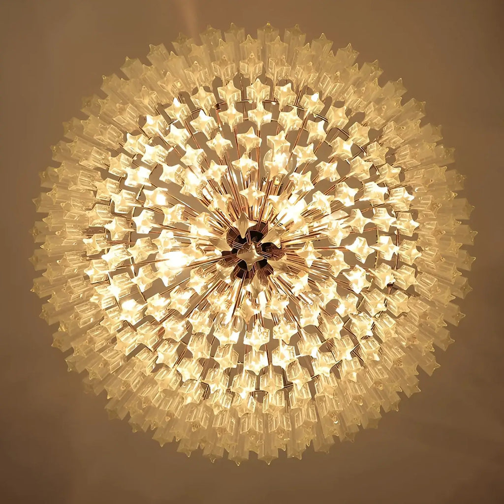 Murano Quadriedri Prisms Transparent Chandelier product image