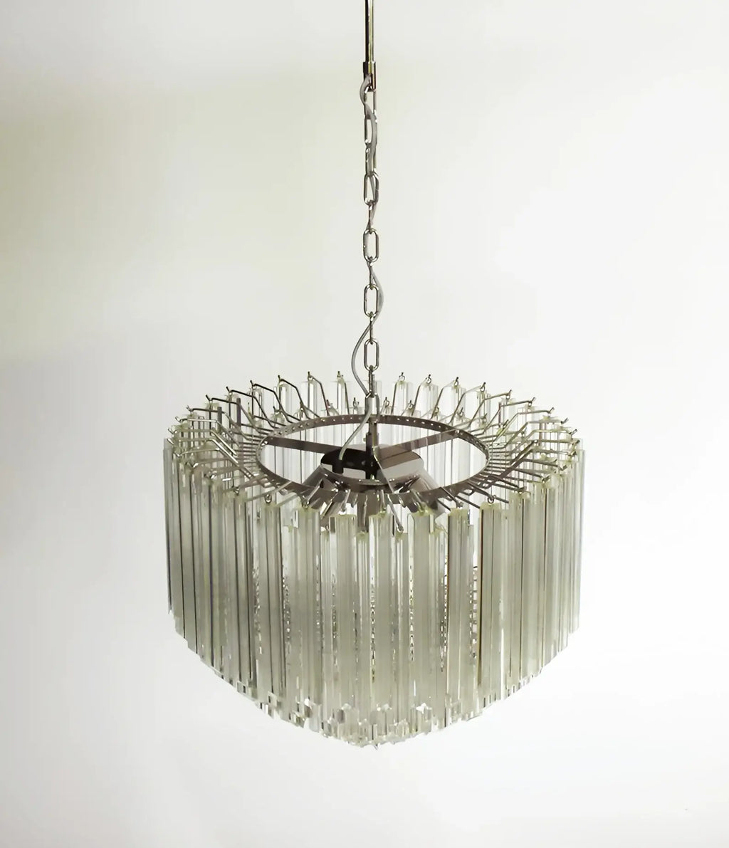 Murano Quadriedri Prisms Transparent Chandelier product image