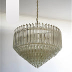 Murano Quadriedri Prisms Transparent Chandelier product image
