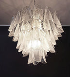 Murano Glass Leaves Transparent Chandelier product image
