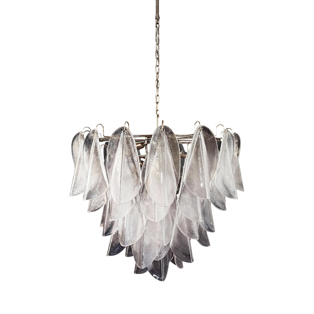 Murano Glass Leaves Transparent Chandelier product image