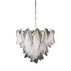 Murano Glass Leaves Transparent Chandelier product image