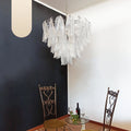 Murano Glass Leaves Transparent Chandelier product image