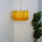 Murano Round Prisms Amber Chandelier product image