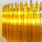 Murano Round Prisms Amber Chandelier product image