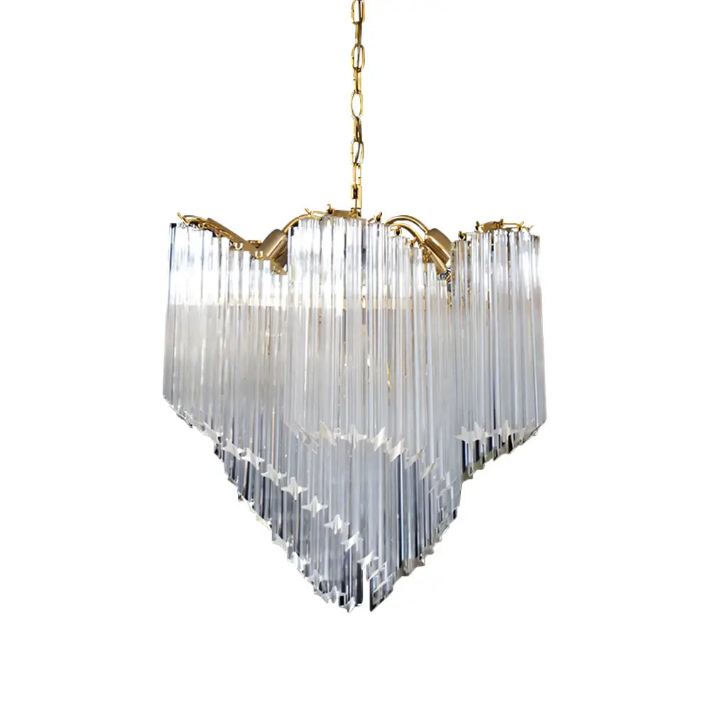 Murano Shaded Trasparent Prism Chandelier product image