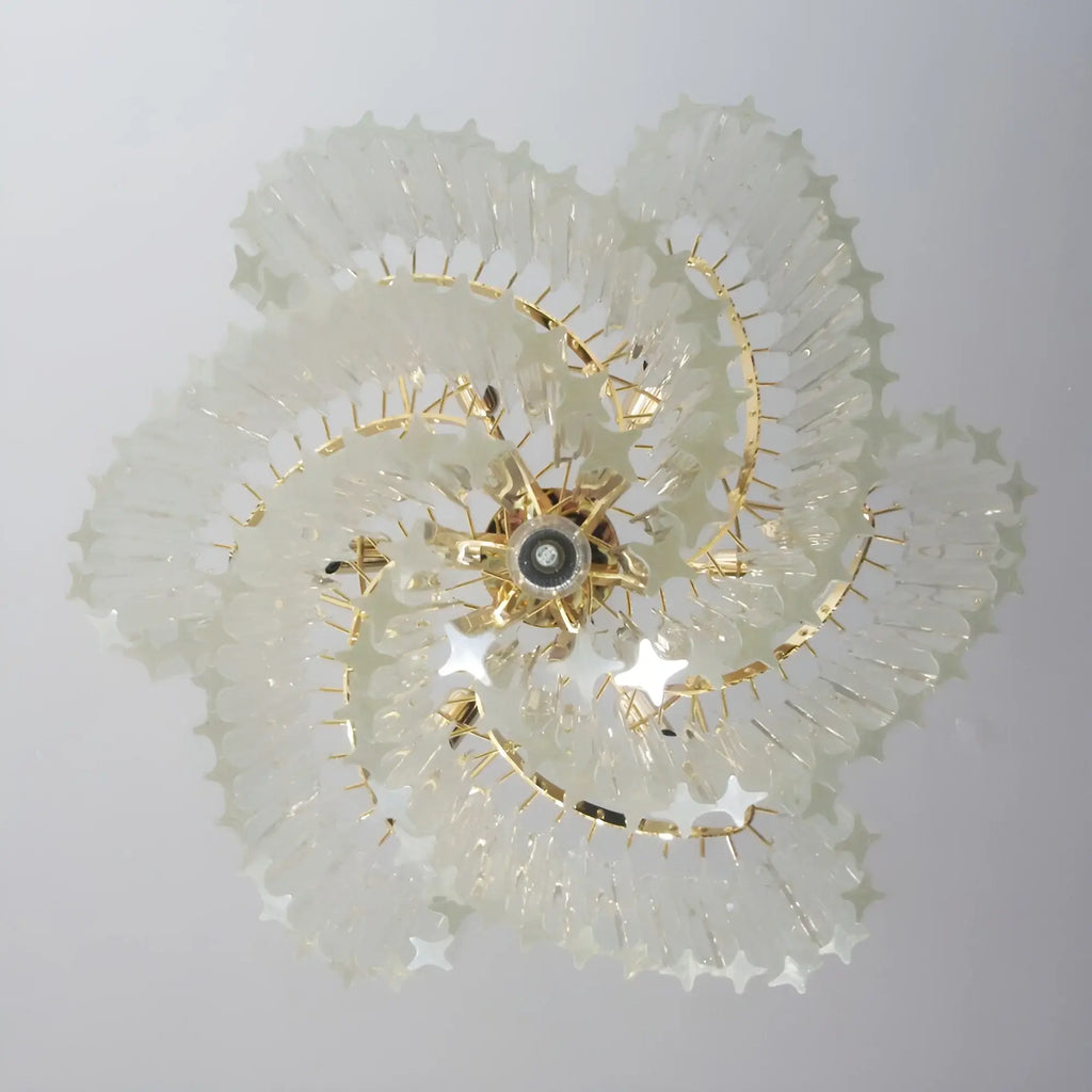 Murano Shaded Trasparent Prism Chandelier product image