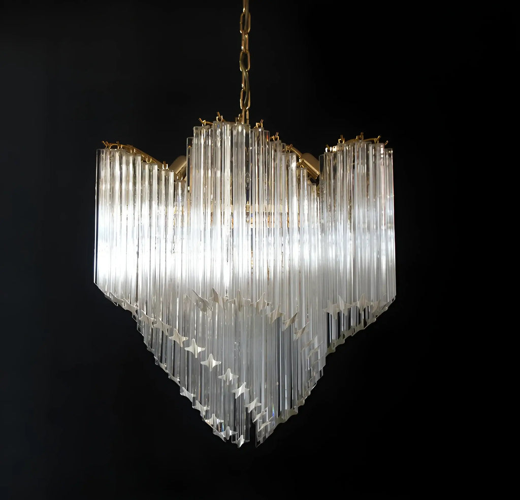 Murano Shaded Trasparent Prism Chandelier product image
