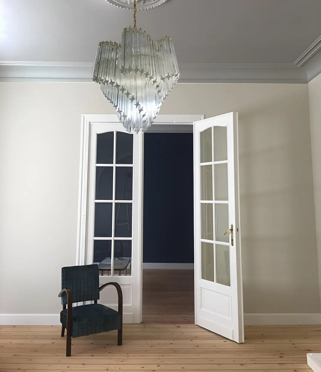 Murano Shaded Trasparent Prism Chandelier product image