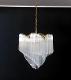 Murano Shaded Trasparent Prism Chandelier product image